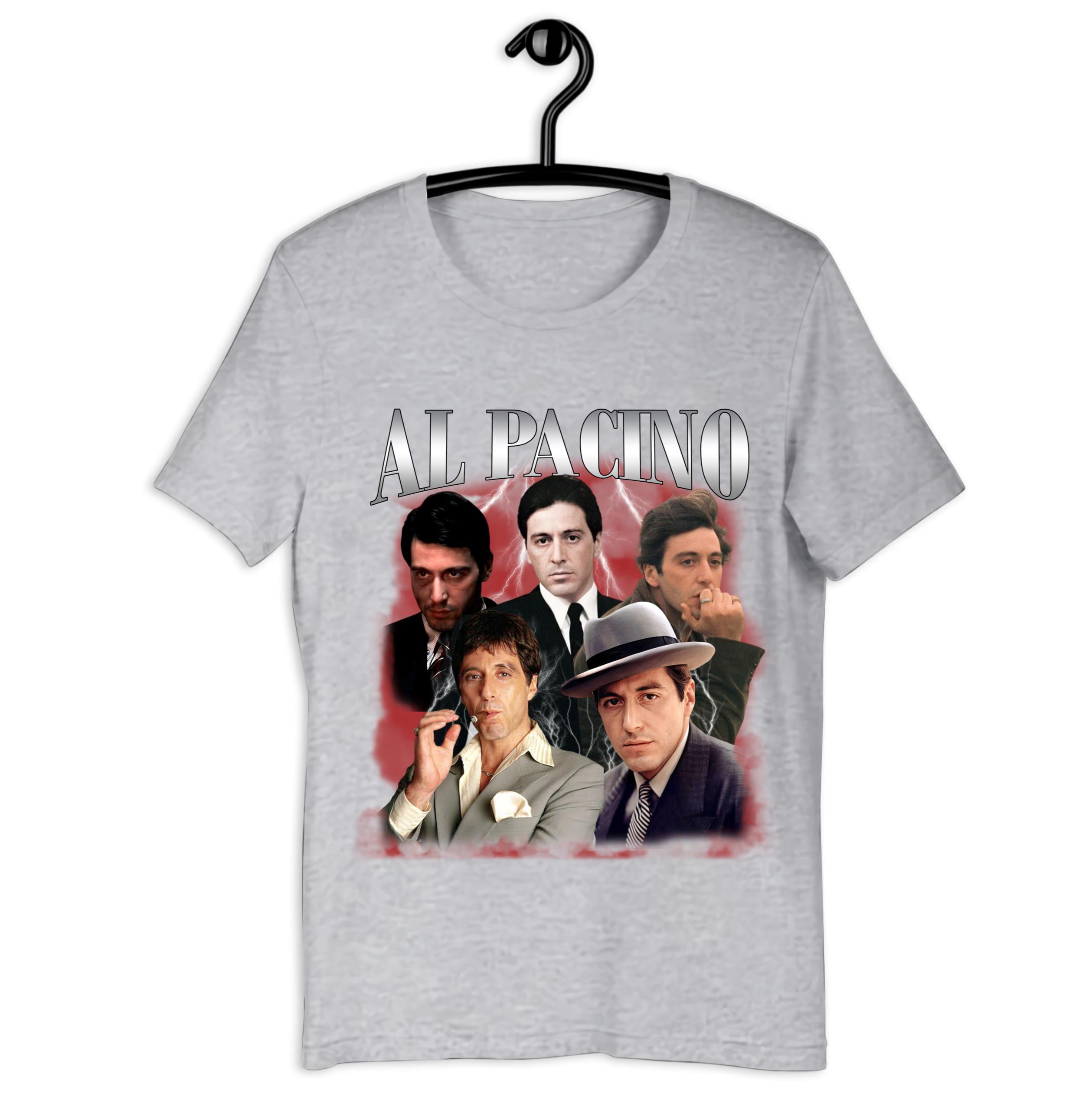 T-Shirt Homme Al Pacino Lunettes Blanc - Graphique "The Happiness Is Have My T-Shirt", Neuf Étiqueté