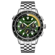 Limited Edition Swan & Edgar Hand Assembled Lap Timer Automatic - Steel Green
