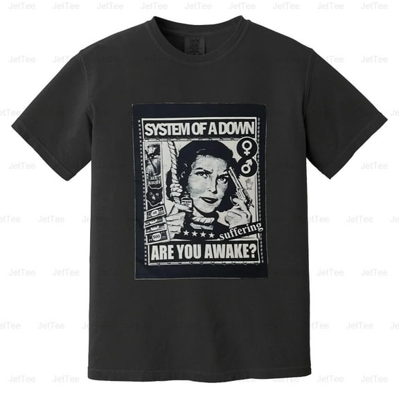 Limited Edition System of a Down Alternative Metal Music Comfort Color T-Shirt Unisex, up to 4XL