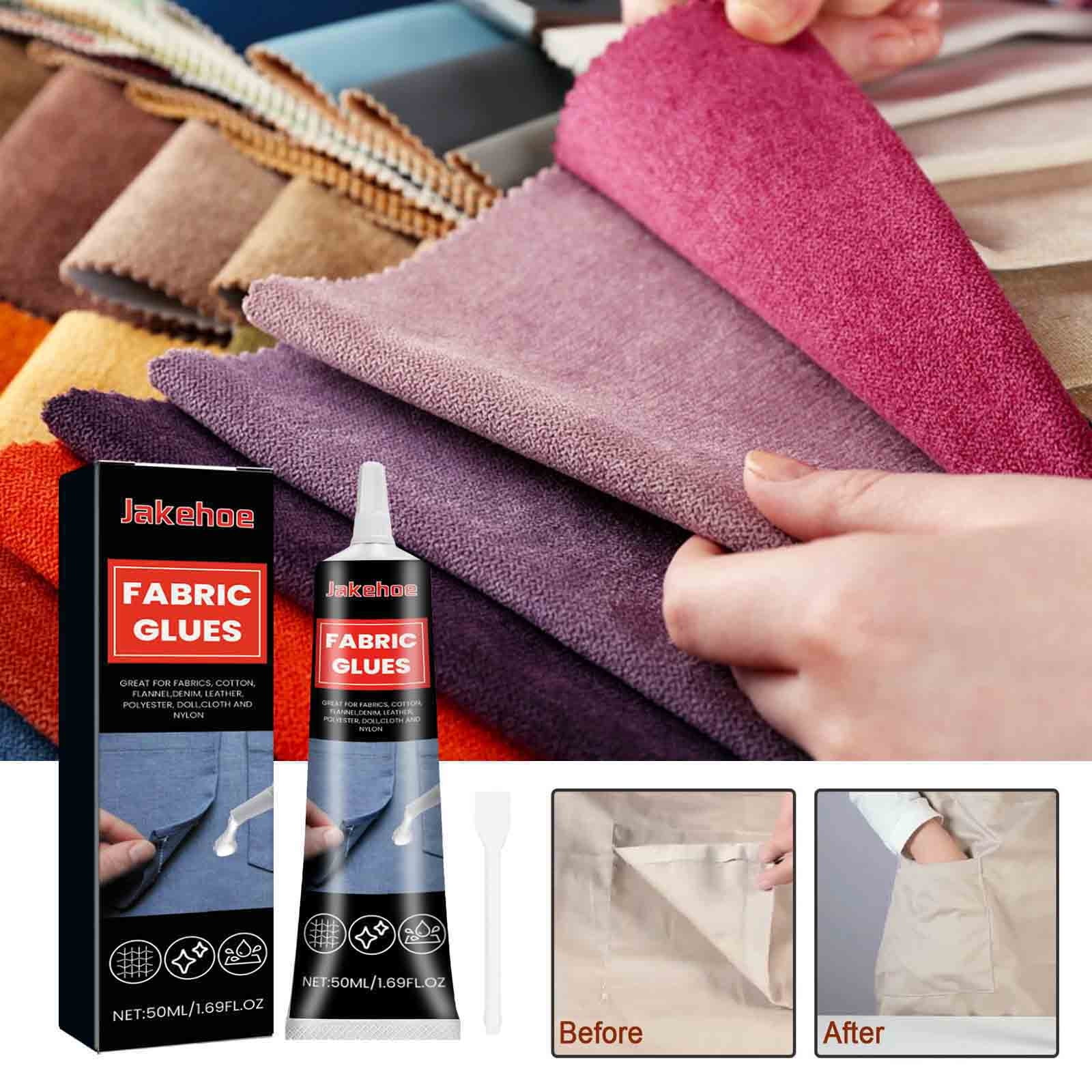 Limited Edition, Transparent Fabric Glue, 50ml Washable and Dryable