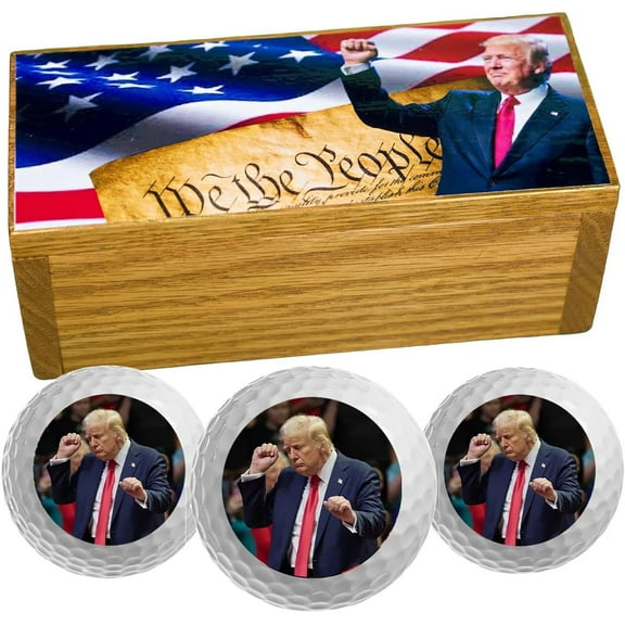 Limited Edition Trump - 3 Golf Ball Collector Set (Victory Dance)