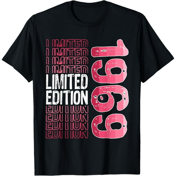 Limited Edition Vintage 1969 Retro Birthday T-Shirt
