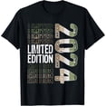 thumbnail image 1 of Limited Edition Vintage 2024 Retro Birthday T-Shirt, 1 of 4
