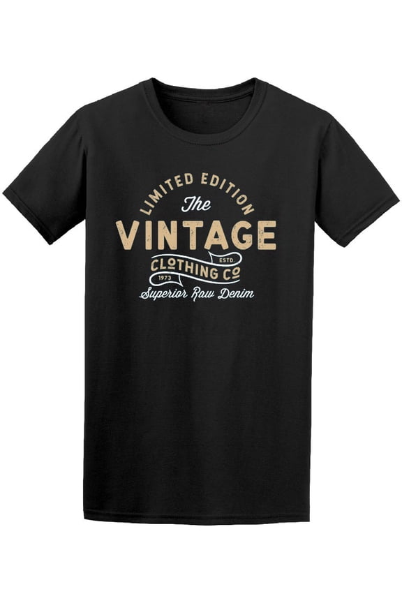 Limited Edition Vintage Clothing T-Shirt Men -Image by Shutterstock, Male Small