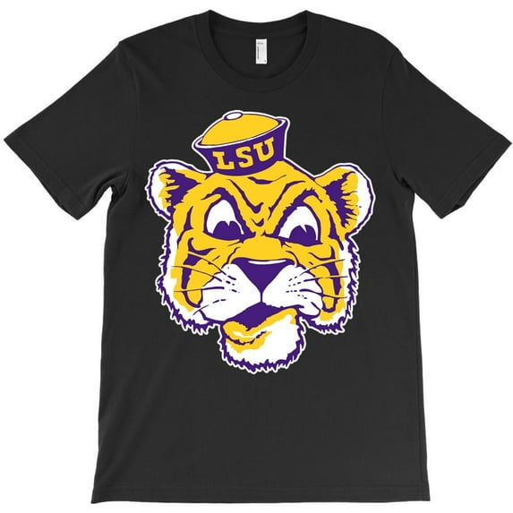 Limited Edition Vintage Louisiana State Tiger Mascot Retro Sports G174 Unisex T-Shirt, Up to 5XL