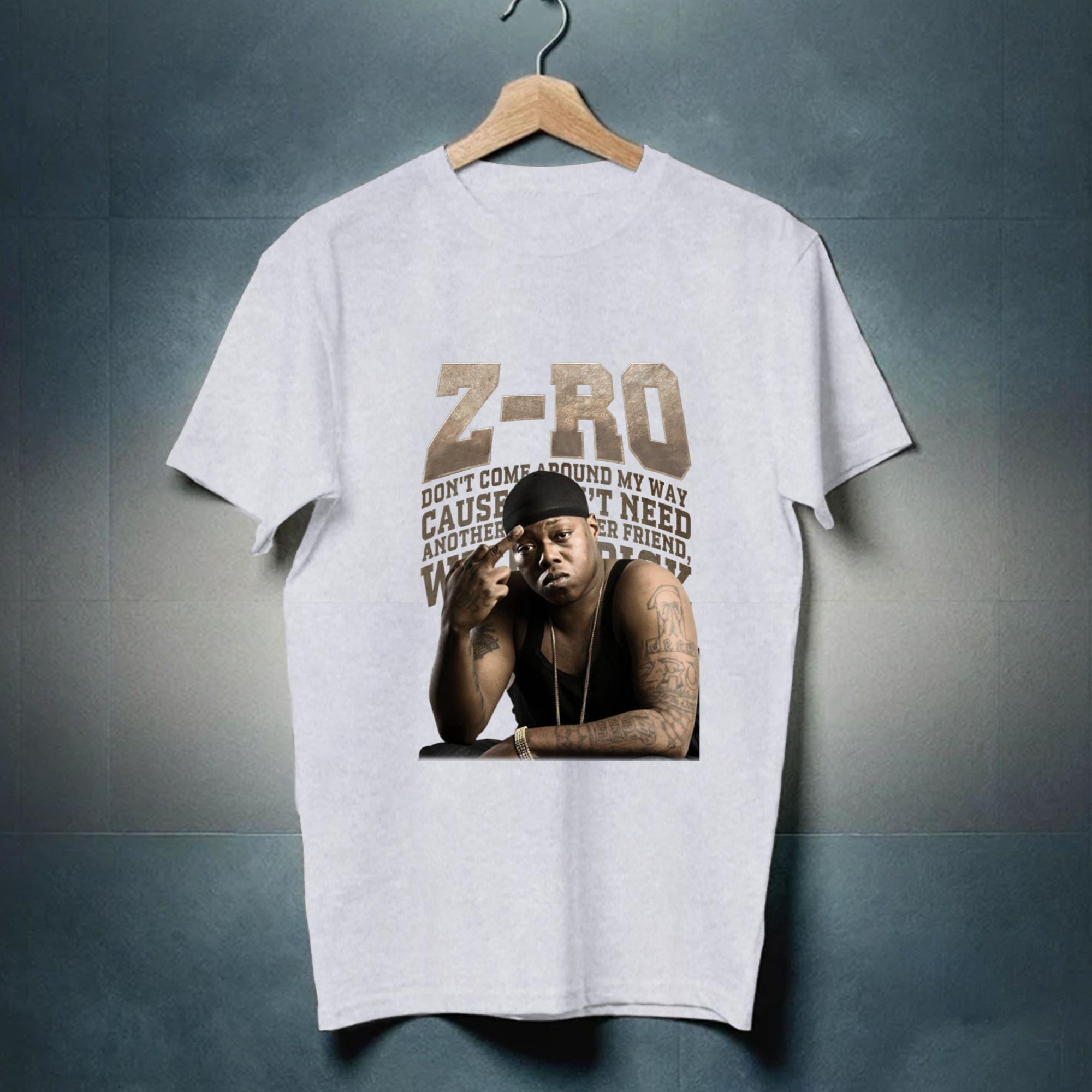 Limited Edition Z-Ro Limited Edition Style T-shirt With Lyrics