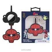 [Limited Edition] iFace Gundam Series Silicone Protective Cover Compatible with Apple AirTag/AirTag 2 Holder [Cute Character Case] [Carabiner Keychain Clip Included] - Zaku