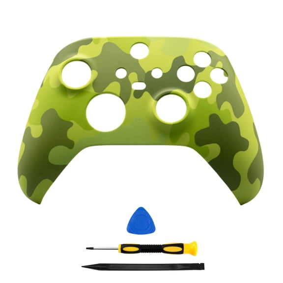 Cover Replacement for Xbox Series X/S Controller Shell Case Housing Front Faceplate for Xbox Gamepad Accessories-Green