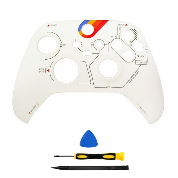 Cover Replacement for Xbox Series X/S Controller Shell Case Housing Front Faceplate for Xbox Gamepad Accessories-White