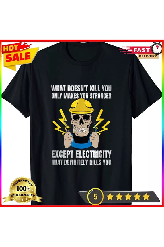 Limited Electrician For Electrical Engineer Electricity T-Shirt