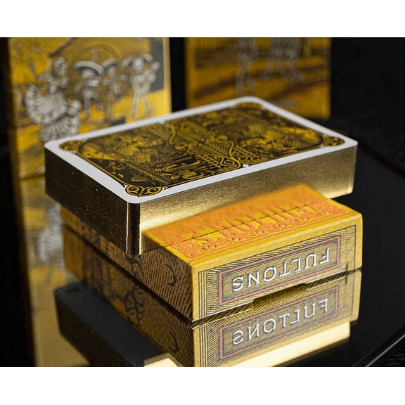 Limited (Gold) Gilded Fulton's Day of the Dead Muertos Edition Playing Cards