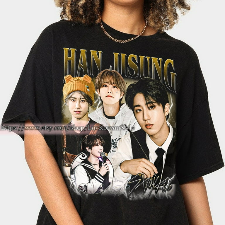 Limited Han Jisung Stray Kids Korean Pop Tshirt Vintage Unisex