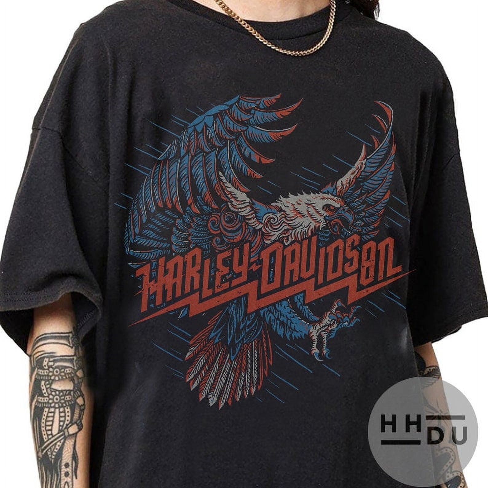 Limited Harley Davidson Screamin' Eagle 90s Vintage Bootleg Style T-Shirt, Classic Retro Graphic Unisex Tee Gift For Men and Women