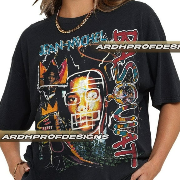 Limited Jean Michael Basquiat Vintage T-Shirt, Gift For Woman and Man Unisex T-Shirt