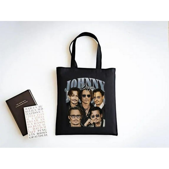 Limited Johnny Depp Pirates of the Caribbean Actor Movie Fan Tote Bag, a gift just for you