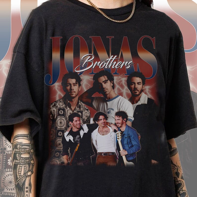 Limited Jonas Brothers Vintage Bootleg Tshirt, Jonas Brothers Fan