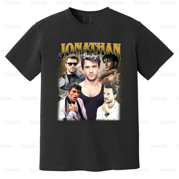 Limited Jonathan Bailey Vintage Shirt Gift Woman Anda Man Actor Comfort Color T-Shirt Unisex, up to 4XL