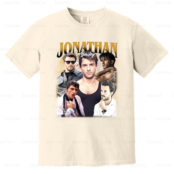 Limited Jonathan Bailey Vintage Shirt Gift Woman Anda Man Actor Comfort Color T-Shirt Unisex, up to 4XL