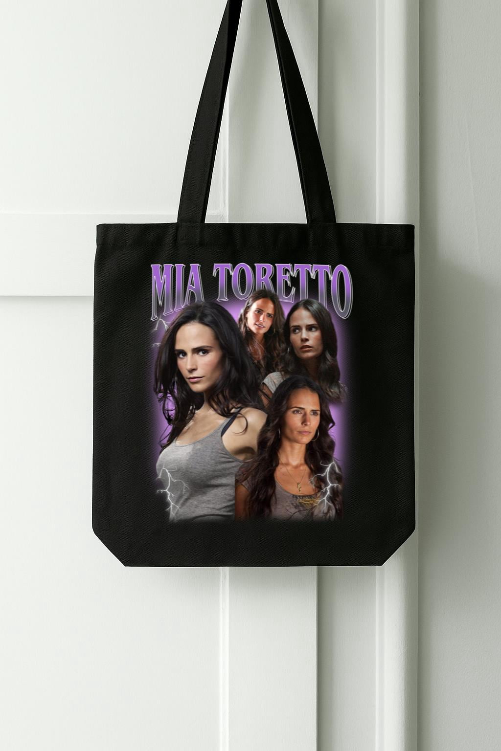 Toretto's Garage Canvas Tote Bag - Reusable Natural Canvas Shopping Bag With Fun Design - View #6
