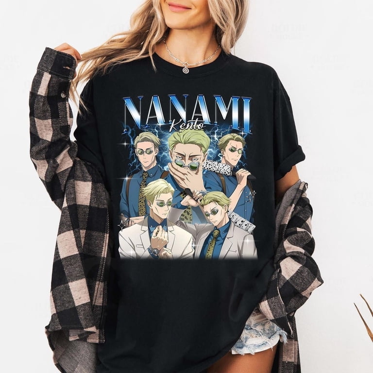 Kento Nanami Tシャツ Limited Kento Nanami T-Shirt, Anime Jujutsu Kaisen Shirt,Black
