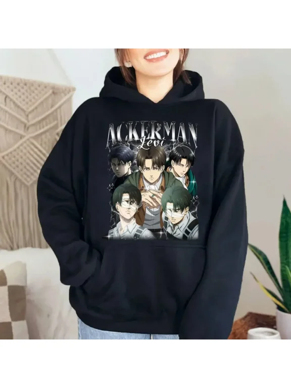 Limited Levi Ackerman Shirt, , Attack On Titan Unisex T Shirt, Anime Manga Sweatshirt Hoodie, Unisex Sweater Pullover Tee