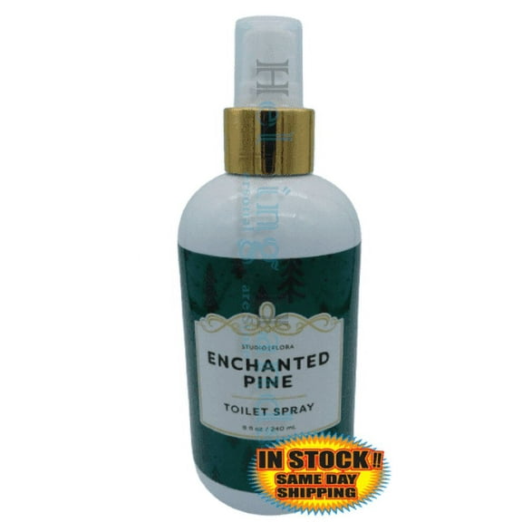 Limited Long Lasting Studio Flora Toilet Spray Air Freshener 8 oz Enchanted Pine Squatty Potty Toilet Spray