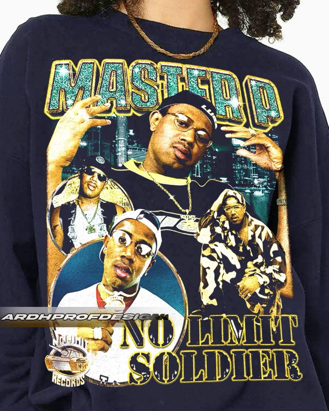 Silkk T-Shirt P Master Soldiers Limit No Vintage records limit no ゲームシャツ soldier limit no the C Shocker シャツ