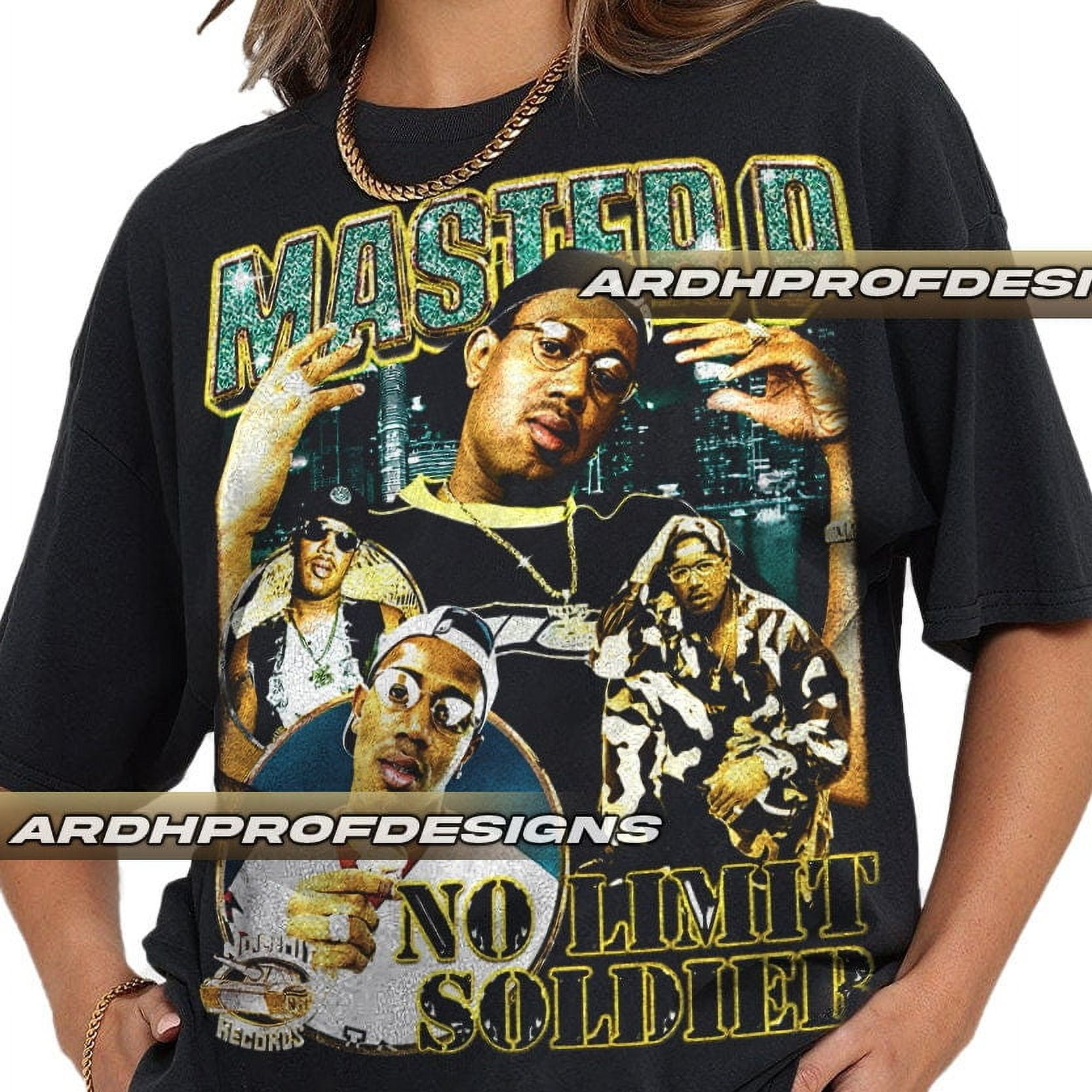 no limit soldier ゲームシャツ no limit records Limited Master P No Limit Soldier T-Shirt, Gift For Women and Man