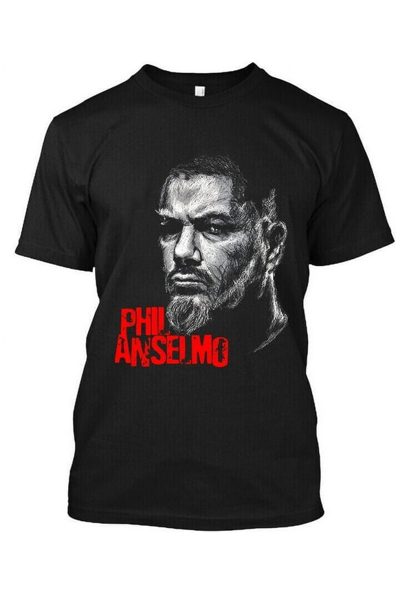 Limited NEW! Phil Anselmo American Sludge Music Face Art Logo T-Shirt Size S-4XL
