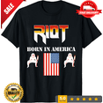 thumbnail image 1 of Limited NEW Riot V Born in America American Heavy Music Vintage T-Shirt S-4XL, ULTRA LIMITED-TH68026, 1 of 2