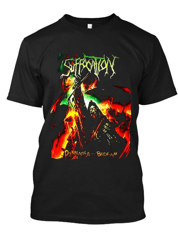 Limited NWT Suffocation Pinnacle of Bedlam American Brutal Music T-Shirt S-4XL