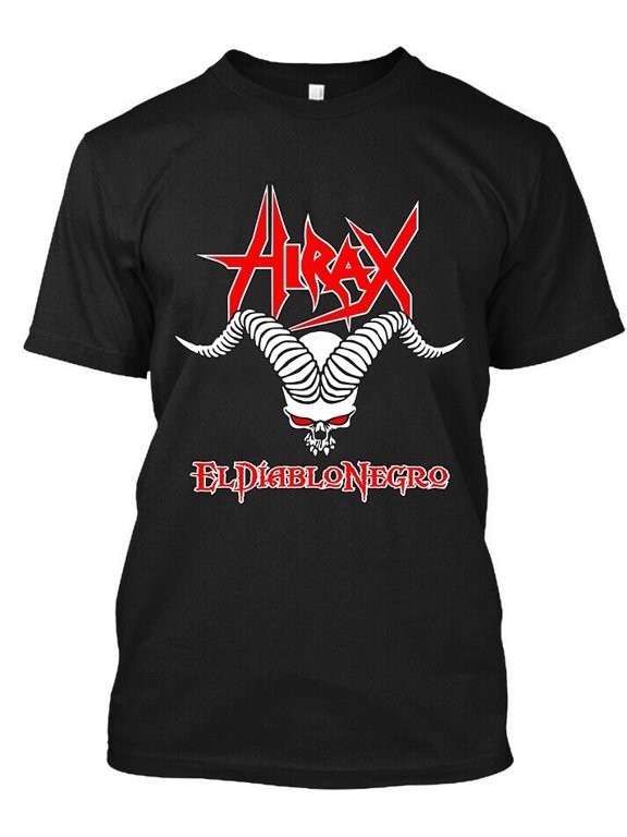 Limited New List Hirax El Diablo Negro American Crossover Thrash T-Shirt S-4XL