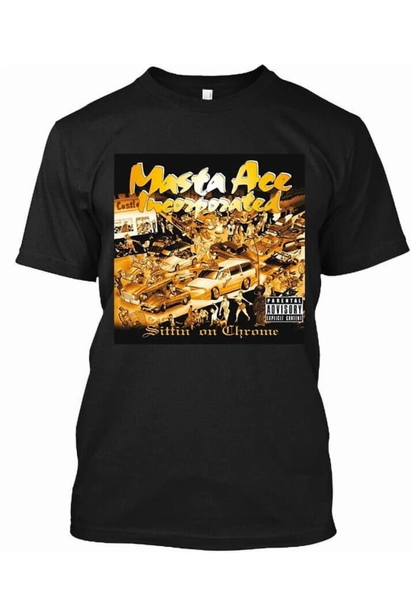 Limited New Masta Ace Incorporated Sittin' On Chrome American Logo T-SHIRT S-4XL