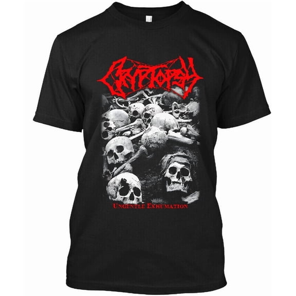 Limited New Popular Cryptopsy Ungentle Exhumation Canadian Music T-Shirt