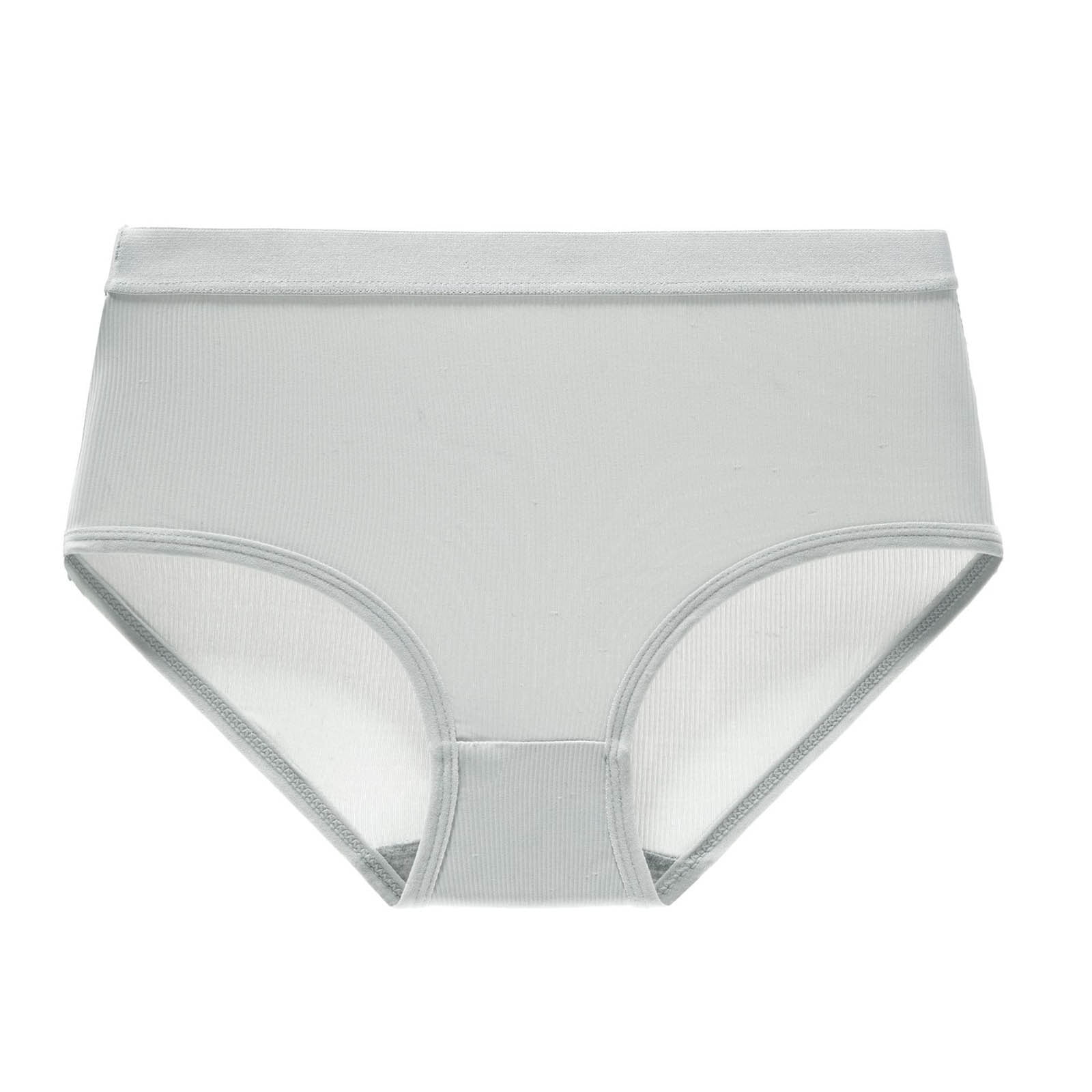 Limited Offer: Blumer De Algodon para Mujer, Braguita de Mujer, Fashion Women's Breathable Soft Stretch Panties Underwear With Belly Briefs SOPATENOR Gray XL