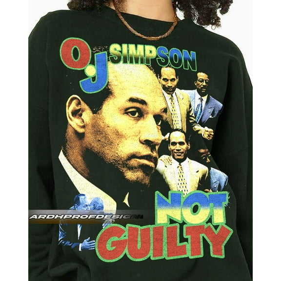 Limited Oj Simpson Not Guilty Vintage 90s Sweatshirt, Gift For Women and Man Unisex Sweatshirt
