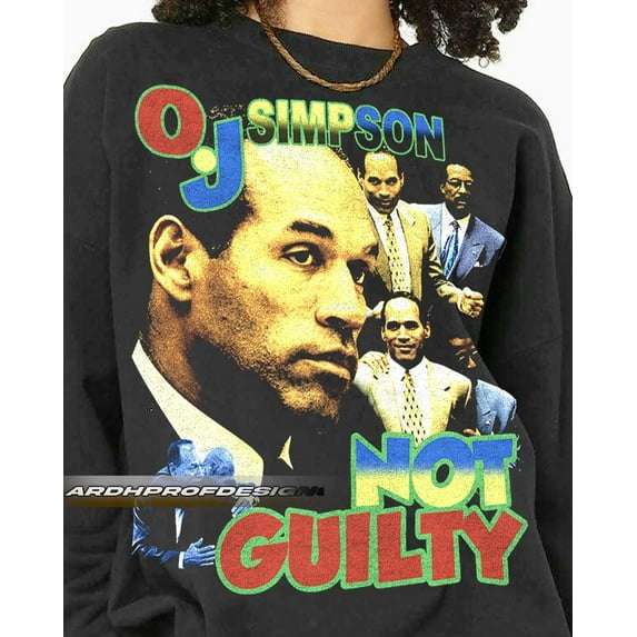 Limited Oj Simpson Not Guilty Vintage 90s Sweatshirt, Gift For Women and Man Unisex Sweatshirt