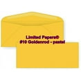 thumbnail image 1 of Limited Papers (TM) #10 Regular Envelope - Pastel - Soft - 24# (4.8" x 9.5") - Announcement, Invoices, Statements, Checks, Letters, Contracts, Business Envelope (Goldenrod, 1000), 1 of 3