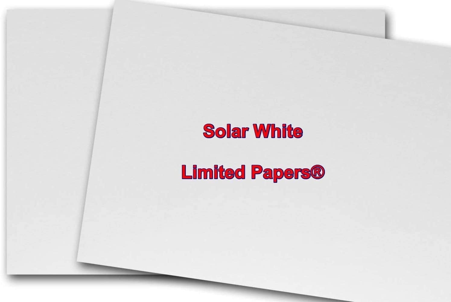 Limited Papers (TM) 110 Pound Cardstock, Smooth Finish, 8.5 X 11 Inch. 125 Cover Sheets Per Package. Sourced from Top Brands. (125)