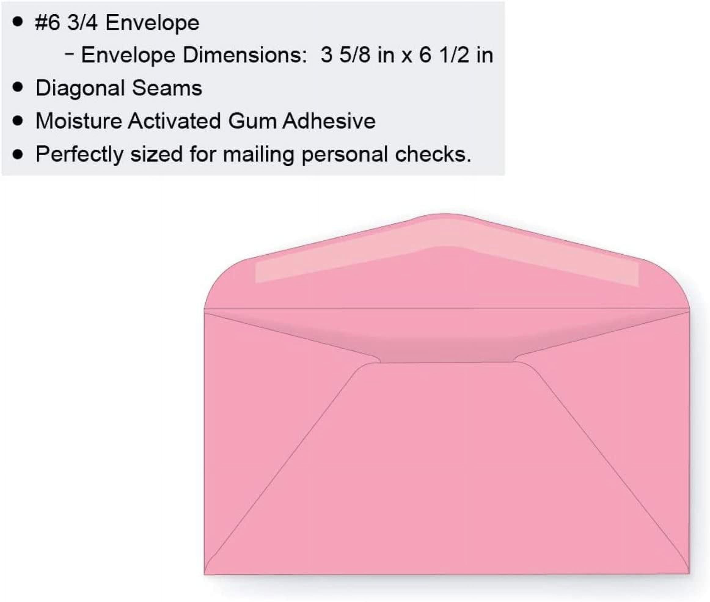 Limited Papers (TM) #6 3/4 Regular Envelope - Pastel - 24# (3 5/8 x 6 1 ...