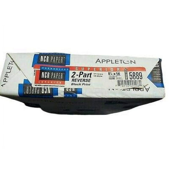 Limited Papers(TM) Carbonless Sheets, Superior, Pre Collated, Multi Part, Bond Finish. (2 Part Reverse, 8.5 x 14 Inch, Legal Size, Canary/White (5889), 5 Reams)