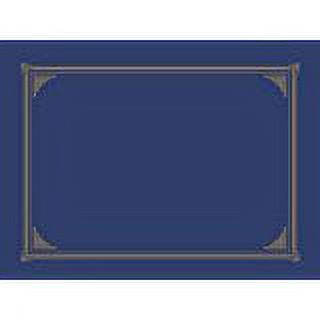 Limited Papers (TM). Certificate Folder, Cover, 9.5 x 12.3/4 Inch Folded, with Die Cut Corners, Designed to Hold Letter Size 8.5 x 11 Inch, 8 x 10 Inch, and A4 (8.27 Inch x 11.66 Inch) (Black)