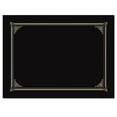 thumbnail image 1 of Limited Papers Certificate Folder Cover, 9.5" x 12.75", Die-Cut Corners, Fits Letter 8.5" x 11", 8" x 10", and A4 Documents, Black, 1 of 4