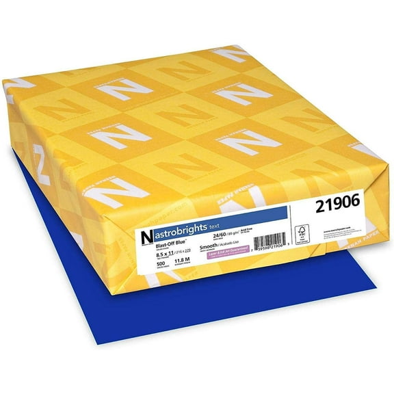 Limited Papers (TM) Colored Papers And Envelopes Variety of Sizes And Colores (Blast Off Blue, 8.5 x 11 Sheets)