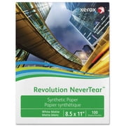 Limited Papers TM Performance Never Tear Digital Polyester Paper, 8.5" x 11", White. 100 sheets, 8 mil