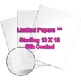 thumbnail image 1 of Limited Papers (TM) White Silk Paper Coated 2 sides Card Stock Premium Digital, 18x12 Inch 120 Pound Cover, (326 Gsm), Heavyweight Paper, 200 Sheets Per Ream, 1 of 2