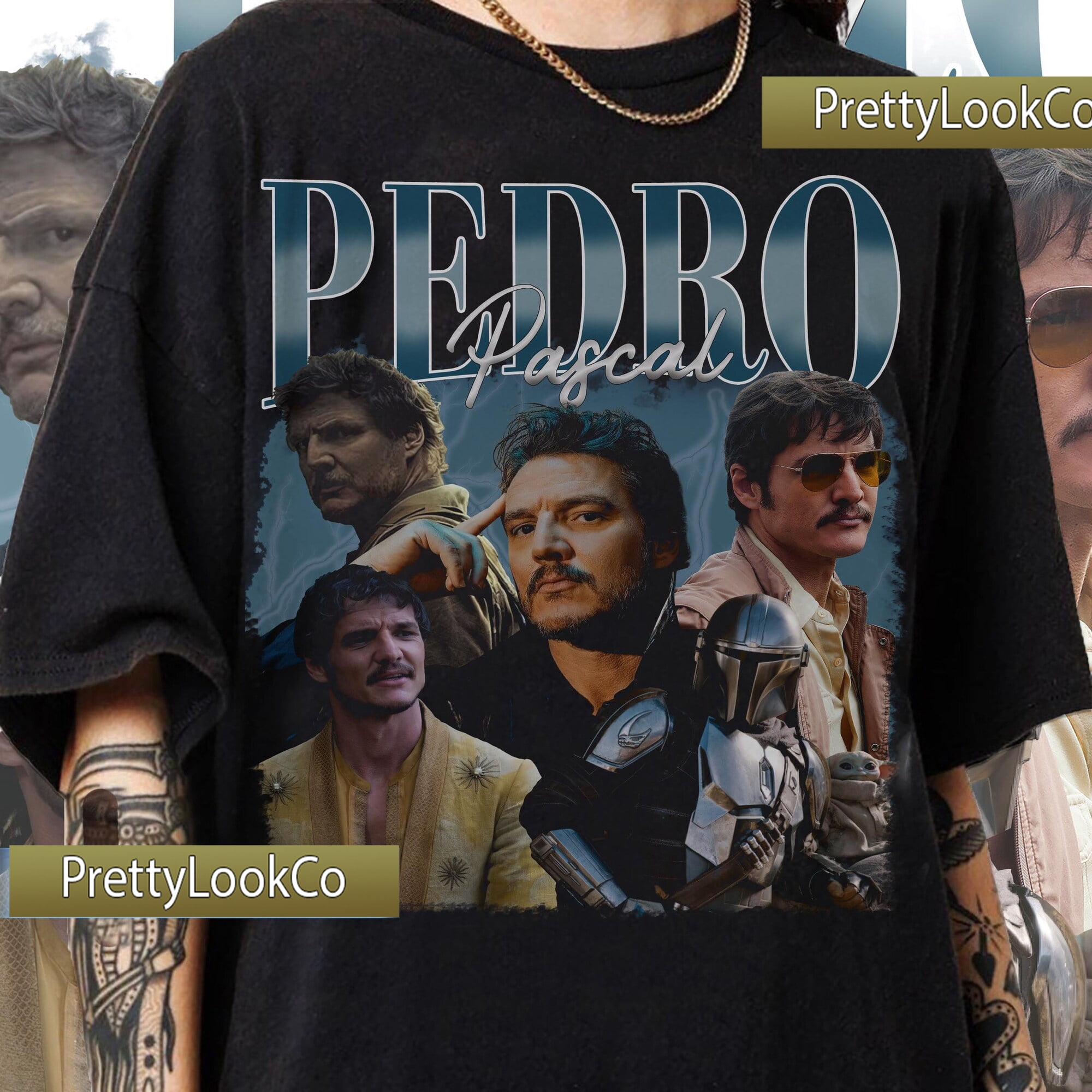 Limited Pedro Pascal 90s T-shirt Balmaceda Pasca Graphic T-shirt Gifts ...