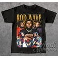 thumbnail image 1 of Limited ROD WAVE Unisex T-Shirt, Rod Wave Album 90s Poster Graphic Tee,Black Color,Size M, 1 of 2
