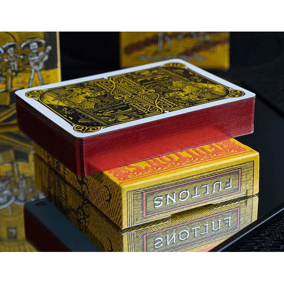 Limited (Red) Gilded Fulton's Day of the Dead Muertos Edition Playing Cards