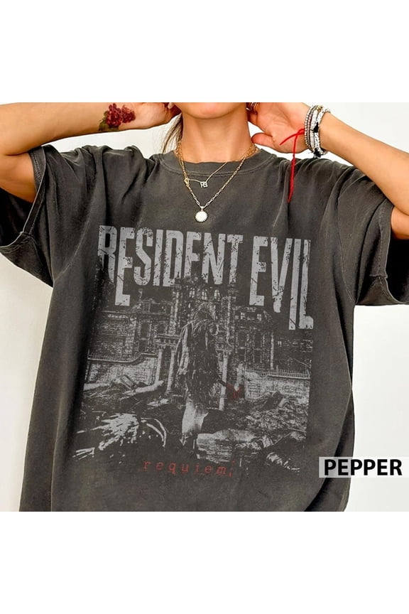 Limited Resident Evil Vintage Shirt, Shirt for Gamers